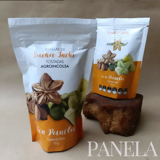 Semillas Tostadas de Sacha Inchi con Panela